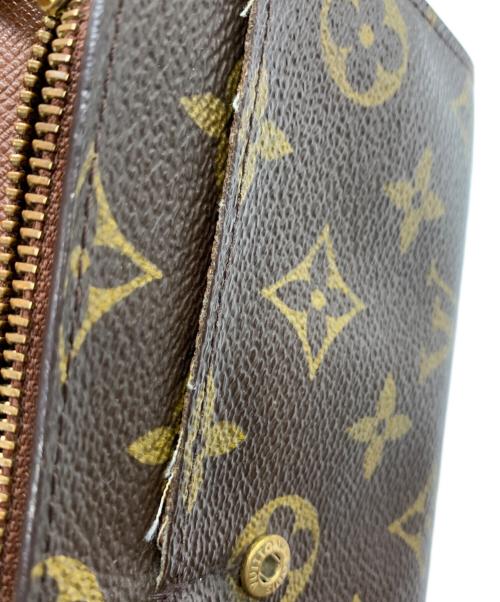 LOUIS VUITTON（ルイ ヴィトン）LOUIS VUITTON (ルイ ヴィトン) モノグラム　ポシェット・ポルトモネ クレディ ブラウンの古着・服飾アイテム