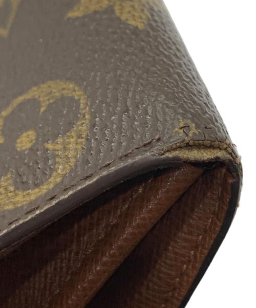 LOUIS VUITTON（ルイ ヴィトン）LOUIS VUITTON (ルイ ヴィトン) モノグラム　ポシェット・ポルトモネ クレディ ブラウンの古着・服飾アイテム