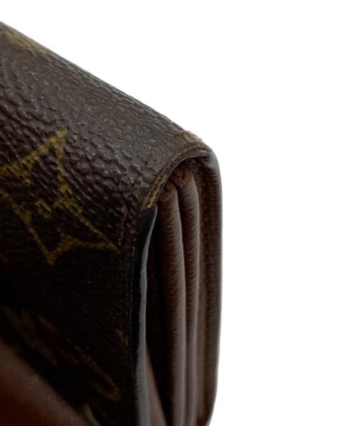 LOUIS VUITTON（ルイ ヴィトン）LOUIS VUITTON (ルイ ヴィトン) モノグラム　ポシェット・ポルトモネ クレディ ブラウンの古着・服飾アイテム