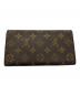 LOUIS VUITTON (ルイ ヴィトン) モノグラム　ポシェット・ポルトモネ クレディ ブラウン：13000円