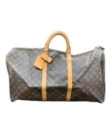 LOUIS VUITTON（ルイ ヴィトン）の古着「モノグラム　キーポル60」｜ブラウン