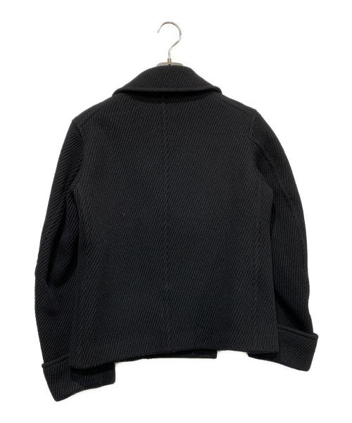 tricot COMME des GARCONS（トリココムデギャルソン）tricot COMME des GARCONS (トリココムデギャルソン) ダブルブレストコート ブラック サイズ:Mサイズの古着・服飾アイテム