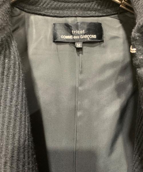 tricot COMME des GARCONS（トリココムデギャルソン）tricot COMME des GARCONS (トリココムデギャルソン) ダブルブレストコート ブラック サイズ:Mサイズの古着・服飾アイテム