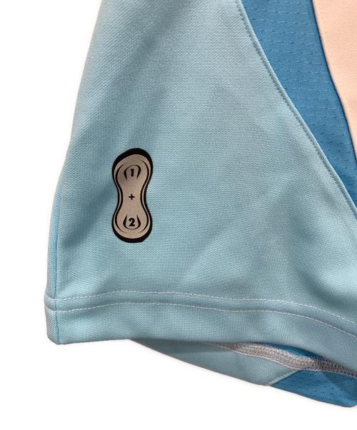 adidas（アディダス）adidas (アディダス) NTS Radio (NTSラジオ)  NTS Radio TG JERSEY BLIBLU ホワイト×スカイブルー サイズ:Lサイズの古着・服飾アイテム