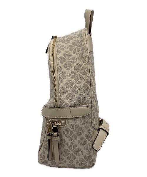 Kate Spade（ケイトスペード）Kate Spade (ケイトスペード) リュック ベージュ×グレーの古着・服飾アイテム