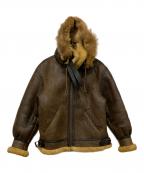 Wind Armorウィンドアーマー）の古着「B-3 ムートン フライトジャケット」｜ブラウン