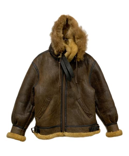 Wind Armor（ウィンドアーマー）Wind Armor (ウィンドアーマー) B-3 ムートン フライトジャケット ブラウン サイズ:Mサイズの古着・服飾アイテム