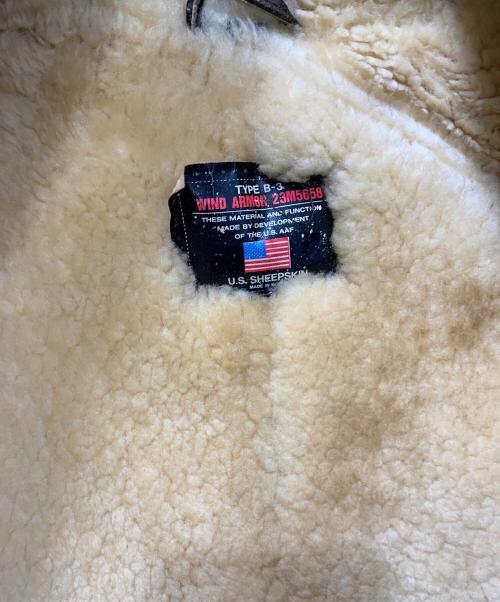 Wind Armor（ウィンドアーマー）Wind Armor (ウィンドアーマー) B-3 ムートン フライトジャケット ブラウン サイズ:Mサイズの古着・服飾アイテム