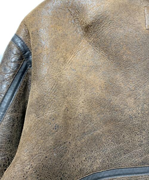 Wind Armor（ウィンドアーマー）Wind Armor (ウィンドアーマー) B-3 ムートン フライトジャケット ブラウン サイズ:Mサイズの古着・服飾アイテム