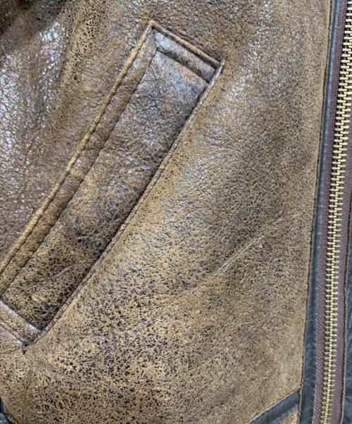 Wind Armor（ウィンドアーマー）Wind Armor (ウィンドアーマー) B-3 ムートン フライトジャケット ブラウン サイズ:Mサイズの古着・服飾アイテム