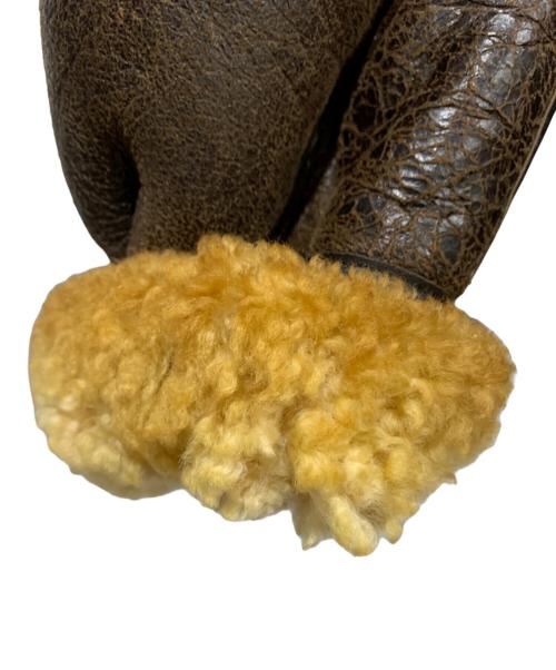 Wind Armor（ウィンドアーマー）Wind Armor (ウィンドアーマー) B-3 ムートン フライトジャケット ブラウン サイズ:Mサイズの古着・服飾アイテム