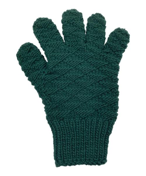 BOTTEGA VENETA（ボッテガベネタ）BOTTEGA VENETA (ボッテガベネタ) ニット手袋 グリーンの古着・服飾アイテム