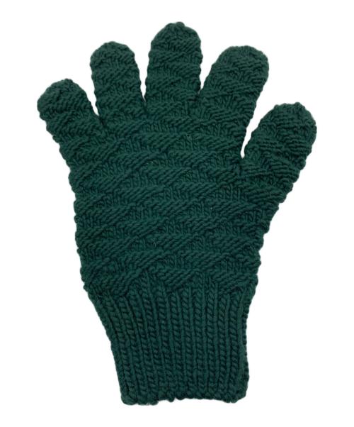 BOTTEGA VENETA（ボッテガベネタ）BOTTEGA VENETA (ボッテガベネタ) ニット手袋 グリーンの古着・服飾アイテム