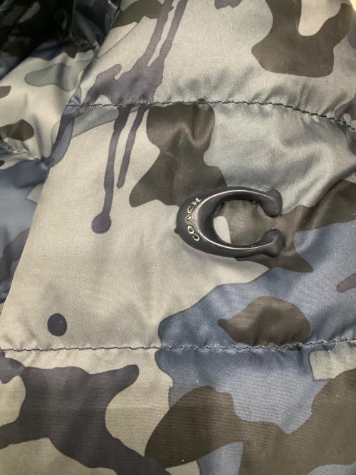 COACH（コーチ）COACH (コーチ) リバーシブルダウンジャケット ネイビー サイズ:XSサイズの古着・服飾アイテム