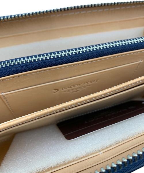 BAGGY PORT（バギーポート）BAGGY PORT (バギーポート) ラウンドファスナー長財布 ネイビーの古着・服飾アイテム