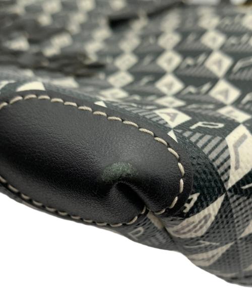 ANYA HINDMARCH（アニヤ・ハインドマーチ）ANYA HINDMARCH (アニヤ・ハインドマーチ) i am a plastic bag グリーン×グレーの古着・服飾アイテム