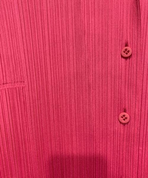 PLEATS PLEASE（プリーツプリーズ）PLEATS PLEASE (プリーツプリーズ) 半袖ワンピース ショッキングピンク サイズ:SIZE 5の古着・服飾アイテム