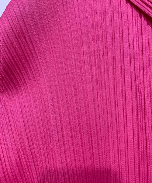 PLEATS PLEASE（プリーツプリーズ）PLEATS PLEASE (プリーツプリーズ) 半袖ワンピース ショッキングピンク サイズ:SIZE 5の古着・服飾アイテム