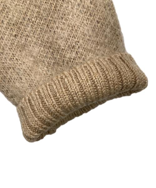 Needles（ニードルズ）Needles (ニードルズ) MOHEAR MIX ELBOW PATCH CARDIGAN ベージュ サイズ:Mサイズの古着・服飾アイテム