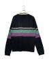 stussy (ステューシー) ラガーシャツ ブラック×パープル サイズ:SIZE XL：5000円