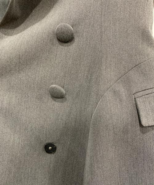 melt the lady（メルトザレディ）melt the lady (メルトザレディ) thick belt jacket onepiece グレー サイズ:FREEの古着・服飾アイテム