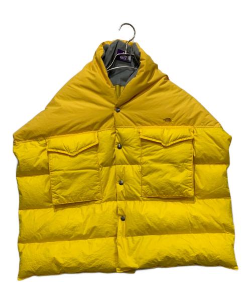 THE NORTHFACE PURPLELABEL（ザ・ノースフェイス パープルレーベル）THE NORTHFACE PURPLELABEL (ザ・ノースフェイス パープルレーベル) Field Down Cape イエロー サイズ:FREEの古着・服飾アイテム