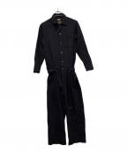 COMOLIコモリ）の古着「ウールオールインワン」｜ネイビー