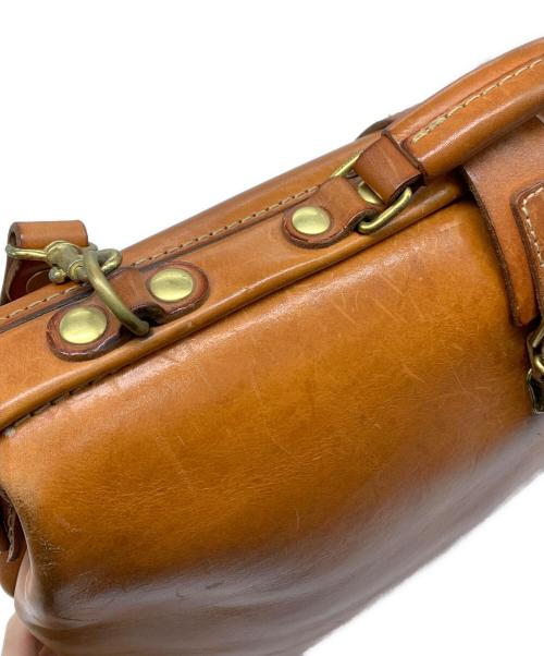 Herz（ヘルツ）Herz (ヘルツ) レザーショルダーバッグ ブラウンの古着・服飾アイテム