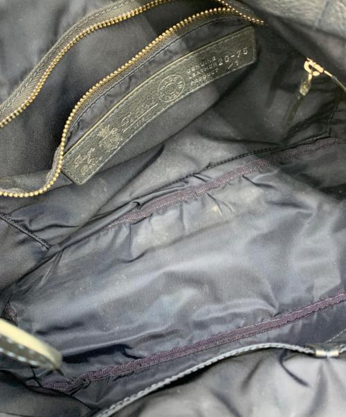 Felisi（フェリージ）Felisi (フェリージ) レザートートバッグ ネイビーの古着・服飾アイテム