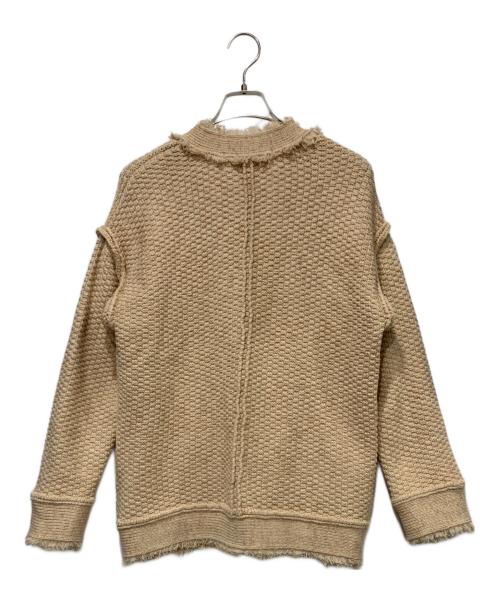 Whim Gazette（ウィムガゼット）Whim Gazette (ウィムガゼット) TWEEDYニットジャケット ピンク サイズ:FREEの古着・服飾アイテム