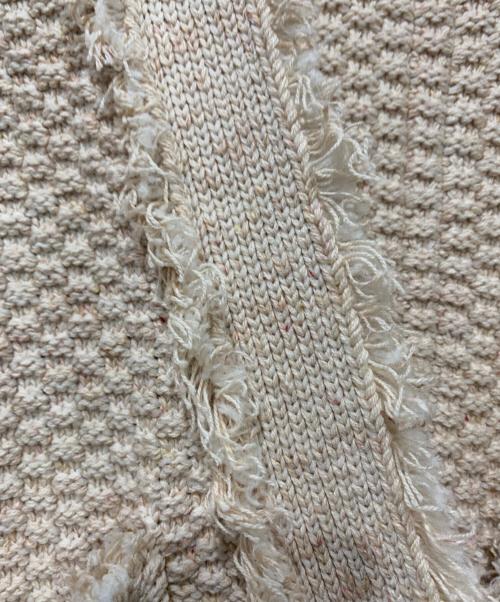 Whim Gazette（ウィムガゼット）Whim Gazette (ウィムガゼット) TWEEDYニットジャケット ピンク サイズ:FREEの古着・服飾アイテム