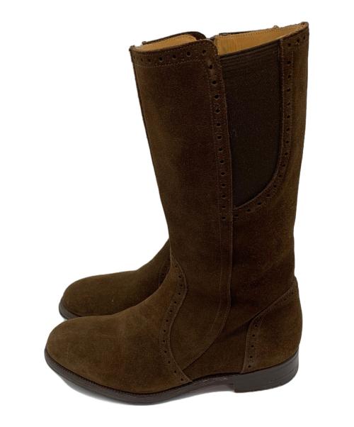 Tricker's（トリッカーズ）Tricker's (トリッカーズ) ミドルブーツ ブラウン サイズ:23.5cmの古着・服飾アイテム
