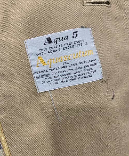 Aquascutum（アクアスキュータム）Aquascutum (アクアスキュータム) Aqua5トレンチコート ベージュ サイズ:不明の古着・服飾アイテム