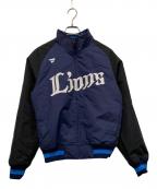 Fanatics×埼玉西武ライオンズファナティクス×サイタマセイブライオンズ）の古着「レプリカダグアウトジャケット」｜ネイビー×ブラック
