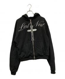 LAST NEST（ラストネスト）の古着「ジップパーカー」｜ブラック