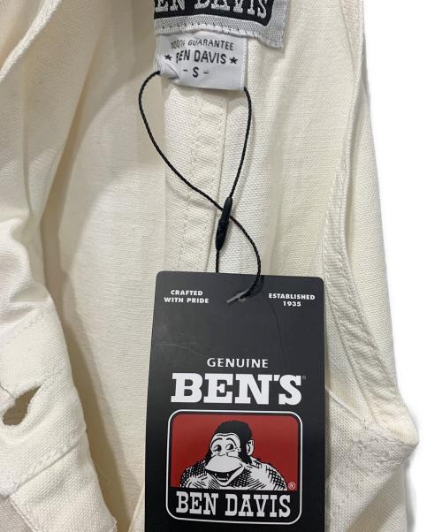 BEN DAVIS（ベンデイビス）BEN DAVIS (ベンデイビス) オーバーオール ホワイト サイズ:SIZE S 未使用品の古着・服飾アイテム