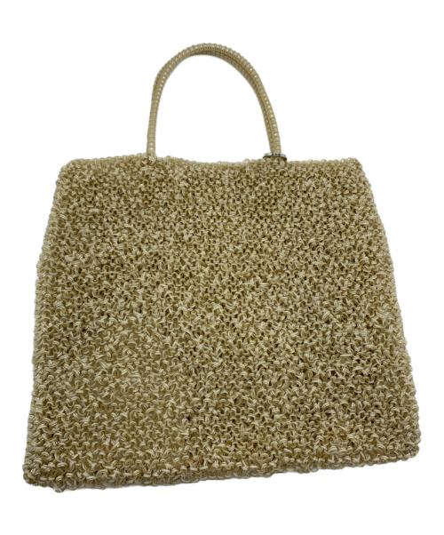 ANTEPRIMA（アンテプリマ）ANTEPRIMA (アンテプリマ) ワイヤーバッグ アイボリー×ゴールドの古着・服飾アイテム