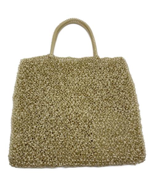 ANTEPRIMA（アンテプリマ）ANTEPRIMA (アンテプリマ) ワイヤーバッグ アイボリー×ゴールドの古着・服飾アイテム