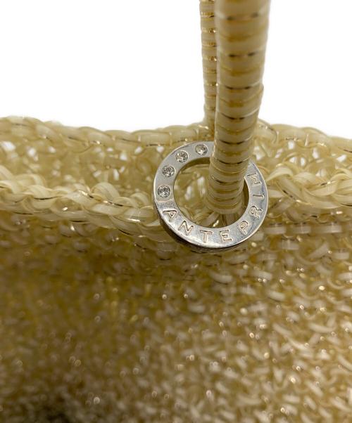 ANTEPRIMA（アンテプリマ）ANTEPRIMA (アンテプリマ) ワイヤーバッグ アイボリー×ゴールドの古着・服飾アイテム