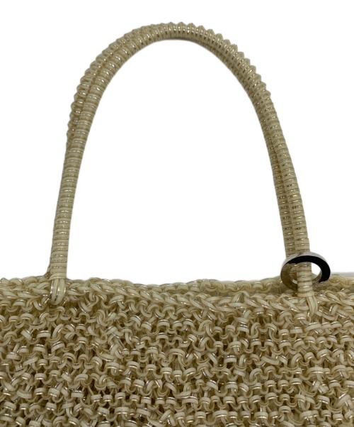 ANTEPRIMA（アンテプリマ）ANTEPRIMA (アンテプリマ) ワイヤーバッグ アイボリー×ゴールドの古着・服飾アイテム