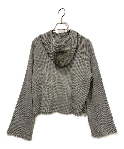 Ameri（アメリ）Ameri (アメリ) ワッフルフーディ グレー サイズ: Freeの古着・服飾アイテム