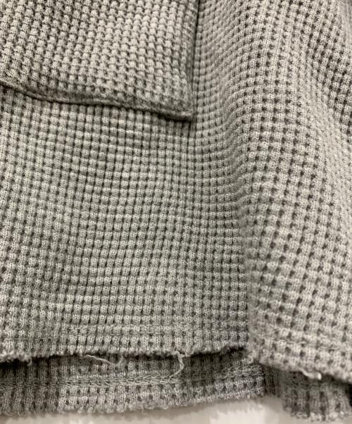 Ameri（アメリ）Ameri (アメリ) ワッフルフーディ グレー サイズ: Freeの古着・服飾アイテム
