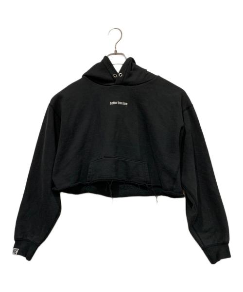 DEUXIEME CLASSE better than now（ドゥーズィエムクラス ベターザンナウ）DEUXIEME CLASSE better than now (ドゥーズィエムクラス ベターザンナウ) Short Hoodie ブラック サイズ:Sの古着・服飾アイテム