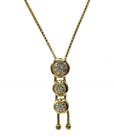中古・古着通販】TASAKI (タサキ) トリロジー 3連ダイヤモンド 