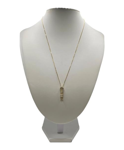TASAKI（タサキ）TASAKI (タサキ) トリロジー 3連ダイヤモンドネックレスの古着・服飾アイテム