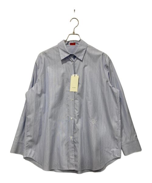 DES PRES（デ プレ）DES PRES (デ プレ) ギザコットンストライプ オーバーサイズドシャツ ブルー×ホワイト サイズ:SIZE 36 未使用品の古着・服飾アイテム