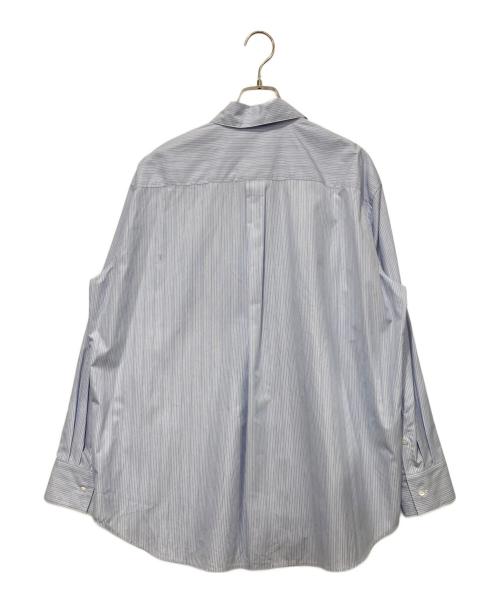 DES PRES（デ プレ）DES PRES (デ プレ) ギザコットンストライプ オーバーサイズドシャツ ブルー×ホワイト サイズ:SIZE 36 未使用品の古着・服飾アイテム