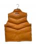 SINA COVA (シナコバ) ラムレザーダウンベスト オレンジ サイズ:Lサイズ：15000円