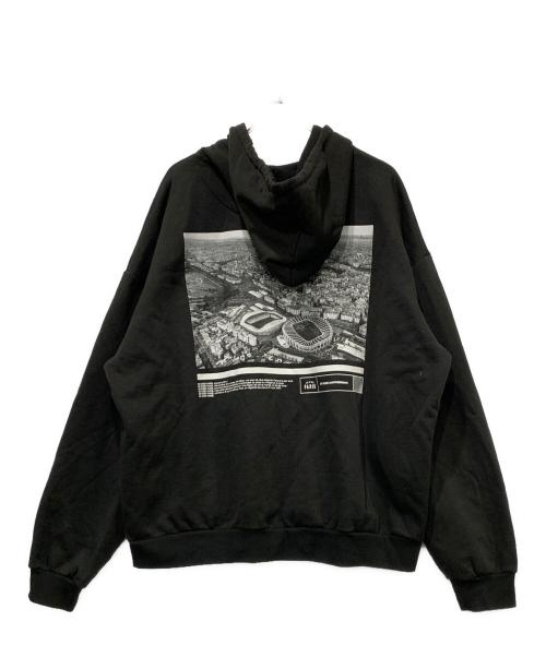 Paris Saint-Germain（パリサンジェルマン）Paris Saint-Germain (パリサンジェルマン) プルオーバーパーカー ブラック サイズ:XLサイズの古着・服飾アイテム