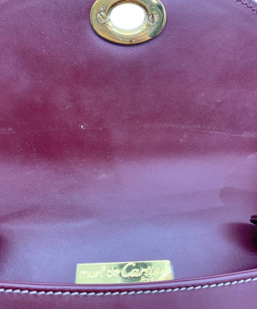 Cartier（カルティエ）Cartier (カルティエ) マストライン　ターンロック バーガンディーの古着・服飾アイテム